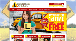 Desktop Screenshot of drivinglessonssydney.com.au